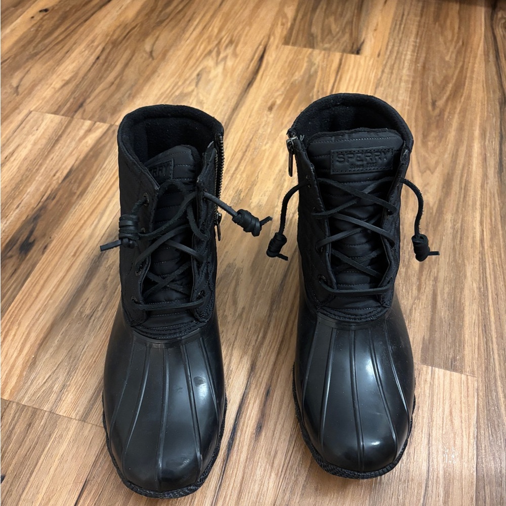Sperry Black Waterproof Boots